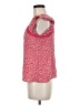 Marc by Marc Jacobs 100% Silk Red Pink Short Sleeve Top Size M - photo 5