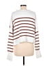 Free People Stripes White Pullover Sweater Size M - photo 2