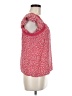 Marc by Marc Jacobs 100% Silk Red Pink Short Sleeve Top Size M - photo 4