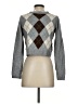 American Eagle Outfitters Argyle Gray Pullover Sweater Size XS - photo 2