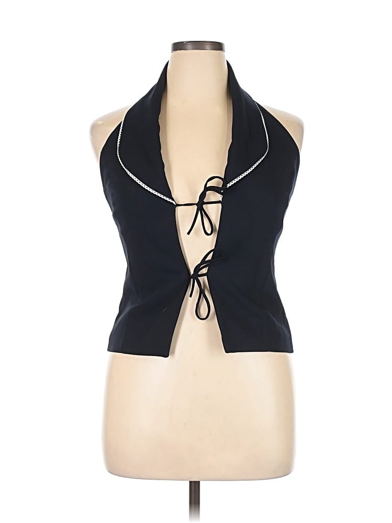 Zara Sleeveless Blouse In Black