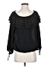 MICHAEL Michael Kors 100% Polyester Black 3/4 Sleeve Blouse Size S - photo 1