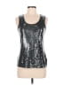 Covington Silver Sleeveless Top Size M (petite) - photo 1
