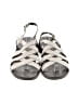 Etienne Aigner 100% Leather Silver Sandals Size 9 1/2 - photo 2