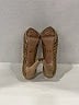 Prada 100% Leather Metallic Gold Heels Size EU 37 1/2 - photo 6
