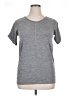 Athleta 100% Nylon Gray Active T-Shirt Size XL - photo 1