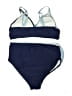 Summer Mae Color Block Blue Two Piece Swimsuit Size 12 - photo 2