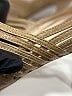 Prada 100% Leather Metallic Gold Heels Size EU 37 1/2 - photo 4