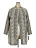 JM Collection Chevron-herringbone Ivory Coat Size 2X - photo 1