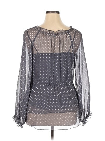 Rebecca Taylor Long Sleeve Silk Top (view 2)