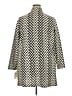 JM Collection Chevron-herringbone Ivory Coat Size 2X - photo 2