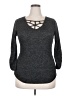 No Boundaries Gray 3/4 Sleeve Top Size XXL - photo 1