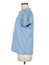 Barbour 100% Cotton Blue Short Sleeve Top Size 8 - photo 5