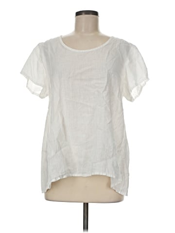 Flax Short Sleeve Blouse (view 1)