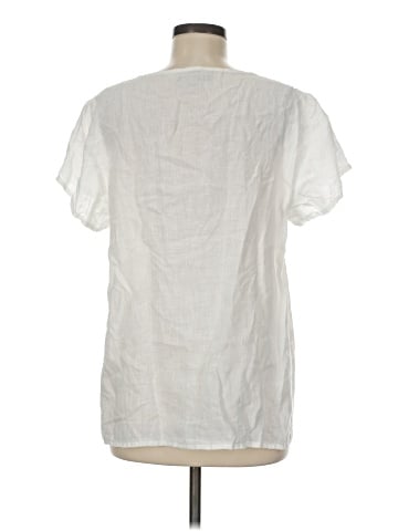 Flax Short Sleeve Blouse (view 2)