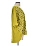 River Island Polka Dots Yellow Short Sleeve Blouse Size L - photo 4