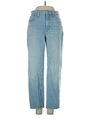 Madewell The Petite Perfect Vintage Straight Jean in Ferman Wash (view 1)