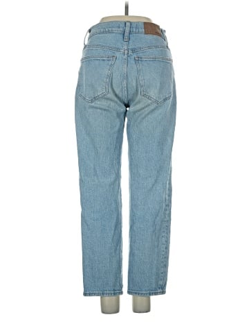 Madewell The Petite Perfect Vintage Straight Jean in Ferman Wash (view 2)