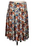 Unbranded Floral Blue Orange Casual Skirt Size M (estimated) - photo 2