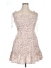 Unbranded 100% Polyester Hearts Tan Cocktail Dress Size XL - photo 1