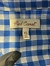 Red Camel 100% Cotton Checkered-gingham Blue Long Sleeve Button-Down Shirt Size XS - photo 7