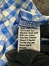 Red Camel 100% Cotton Checkered-gingham Blue Long Sleeve Button-Down Shirt Size XS - photo 8