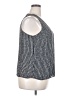 Nine West 100% Polyester Silver Sleeveless Blouse Size XXL - photo 4