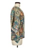 Unbranded Paisley Teal 3/4 Sleeve Blouse Size S - photo 4