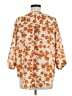 Fred David Orange 3/4 Sleeve Blouse Size M - photo 2