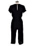 Mud Pie 100% Rayon Solid Black Jumpsuit Size L - photo 2