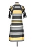 CHRIS McLaughlin Stripes Gray Casual Dress Size 10 - photo 2