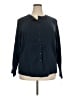 Pendleton 100% Tencel Blue Long Sleeve Blouse Size 2X - photo 1