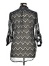 Justify Chevron-herringbone Gray 3/4 Sleeve Blouse Size XL - photo 2