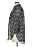 Justify Chevron-herringbone Gray 3/4 Sleeve Blouse Size XL - photo 5