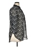 Justify Chevron-herringbone Gray 3/4 Sleeve Blouse Size XL - photo 4