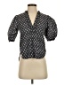 Joie Gray Black Short Sleeve Blouse Size XS - photo 1