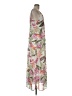 Old Navy 100% Polyester Tropical Pink Casual Dress Size M - photo 4