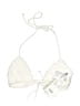 H&M 100% Polyester Ivory Swimsuit Top Size XS - photo 2
