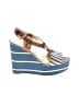 Coach Blue Wedges Size 5 1/2 - photo 1