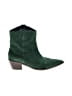 Intentionally ______ 100% Leather Green Ankle Boots Size 10 - photo 1