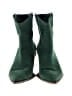 Intentionally ______ 100% Leather Green Ankle Boots Size 10 - photo 2