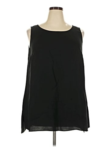 Lafayette 148 New York Sleeveless Silk Top (view 1)