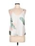 Shein 100% Polyester White Sleeveless Blouse Size M - photo 1
