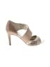 Anne Klein 100% Leather Ivory Sandals Size 7 1/2 - photo 1