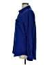 Central Park West 100% Polyester Blue Long Sleeve Blouse Size L - photo 5