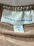 Rockets of Awesome Metallic Silver Brown Skirt Size 6 - photo 3