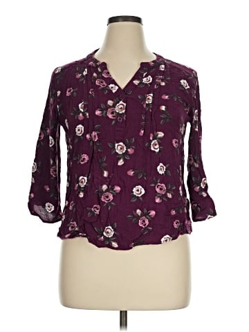 Fun2Fun 3/4 Sleeve Blouse (view 1)