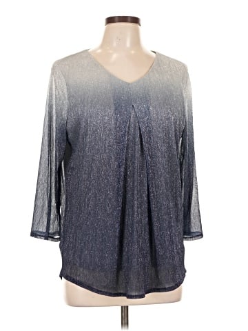 Easywear by Chico's 3/4 Sleeve Blouse (view 1)