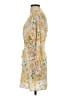 Zara Floral Yellow Cocktail Dress Size S - photo 5
