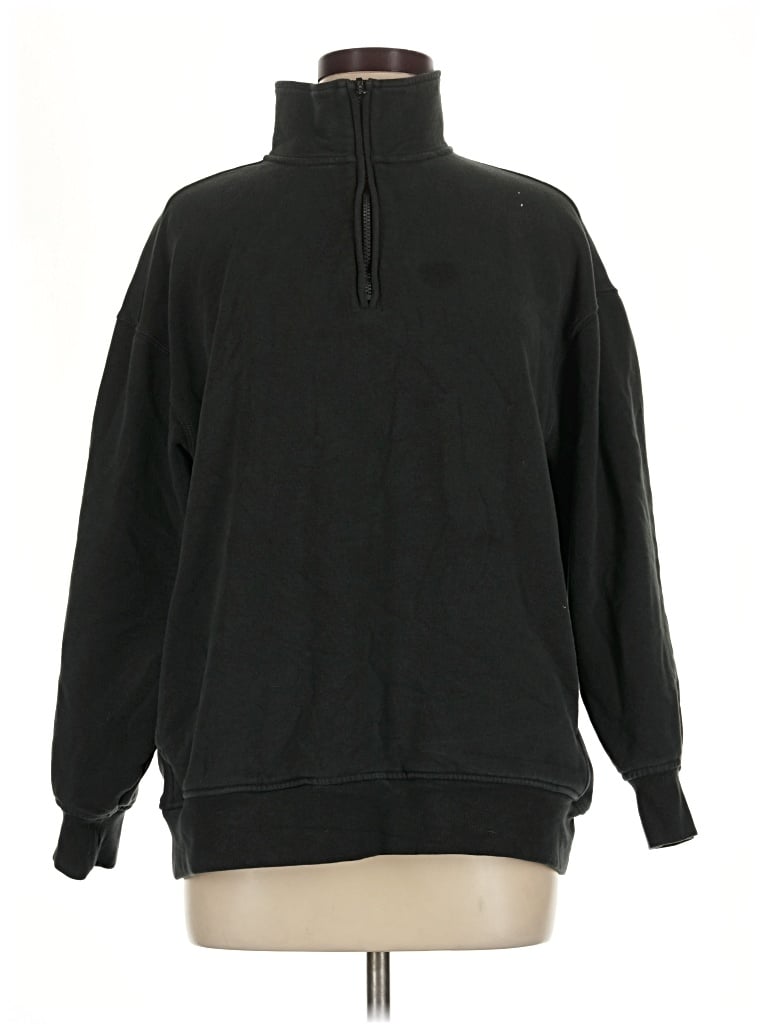 Pre-owned Athleta Turtleneck Sweater In Black